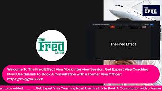 F-1 VISA Q&A Session With The Fred Effect