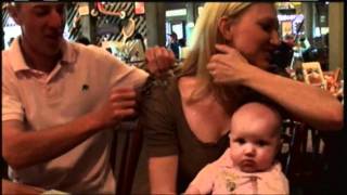 Baby Spits Up All Over Mom In Front Of Everybody