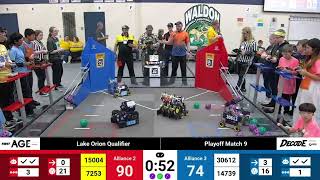 Lake Orion Qualifier Playoff Match 9 Ftc