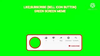 Green screen meme (like subscribe and bell icon meme)
