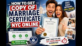 How to get copy of marriage certificate nyc online