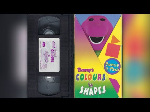 Barney’s Colours and Shapes: The Treasure of Rainbow Beard [1993] - 1997 VHS Release (Canadian)