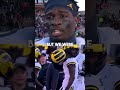 Mike Sainristil Postgame INTERVIEW after WIN against Maryland 🐐 #football #cfb #michigan