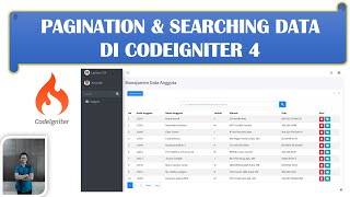 Tutorial How to Create Pagination and Data Search Features in Codeigniter 4