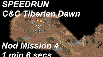 SPEEDRUN: C&C Tiberian Dawn - Nod mission 4 (Option A)