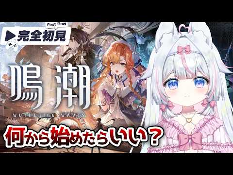 【#鳴潮】完全初見🔰初心者すぎてわかりません何したらいいですかー！？ ミリしらネタバレ注意！※絶叫注意【#新人Vtuber​ / #沙羽​】