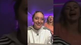 I love how she's laughing about herself