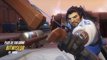 Overwatch Hanzo DVa kill