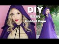 DIY Hooded Cape EASY Halloween Costume 2020