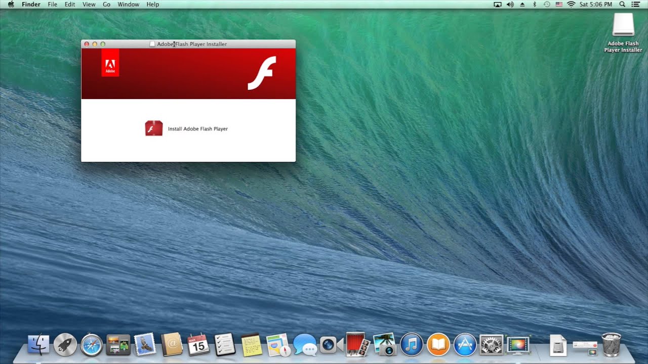 adobe flash player pour mac os x 10.3.9