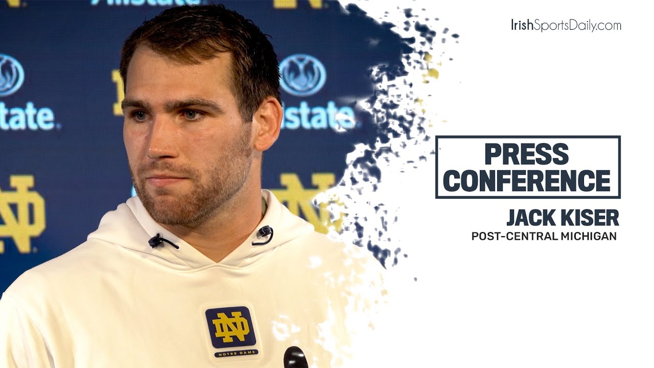 LB Jack Kiser on Notre Dame Defense Bouncing Back, Adjustments to