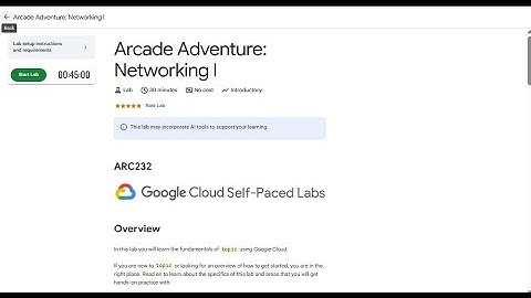 Arcade Adventure: Networking I | Complete Guide   | #ARC232  #qwiklabsarcade2025