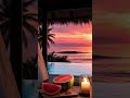 Paradise Found: Tropical Sunset &amp; Ocean Waves Relaxation #shorts