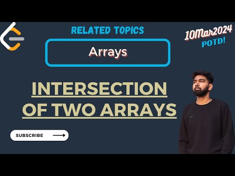 Leetcode 349. Intersection of Two Arrays || Arrays || Two Pointer || POTD (10Mar2024)