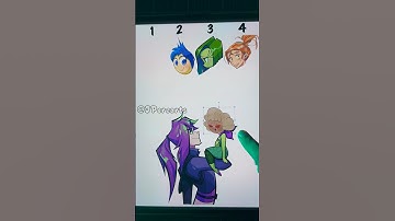 Which one is Correct? Disgust Inside out  #art #insideout2 #insideout