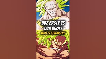 DBZ BROLY VS DBS BROLY #dragonball #dbz #dbs #shorts #broly