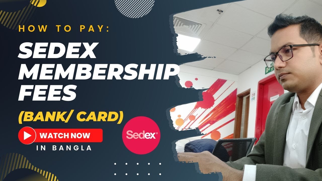 সেডেক্স মেম্বারশীপ ফি কিভাবে পরিশোধ করবেন?  Sedex Membership Fee Payment Method, Tapu Saha Bangla