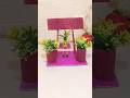 Diy swing planter | Diy mini jhula #diy #shots #jhula #swing #viralshorts #papercraft #planter #vase