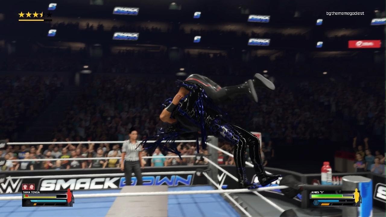 JamesX Vs Tama Tonga - Extreme Rules Match - Smackdown
