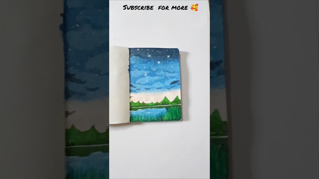 How to make dark night with shining star #youtubeshorts #viralvideo #viral #viralshort