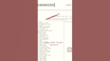 CGL 2020 Final results #cgl#cpo#mts#chsl