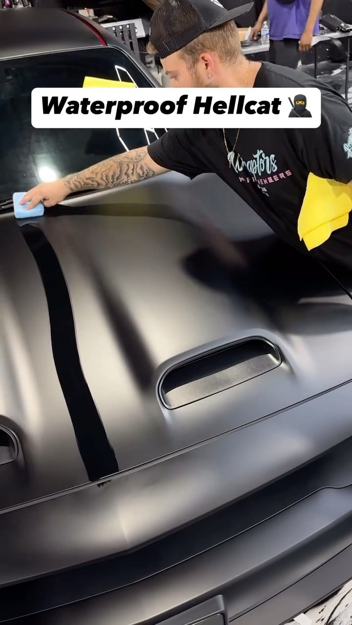 #JasonDeruloTV // Waterproof ? #GotPermissionToPost From IG @wraptors.toronto #GladUCame