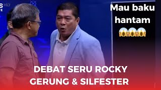 Debat Seru Dan Menegangkan Bung Rocky Gerung Vs Silfester Matutina