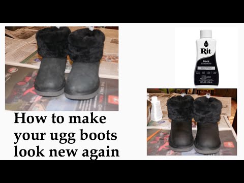 how to fix faded uggs