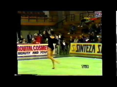Irina DELEANU ROM Rope 1991 Romanian Internationals EF