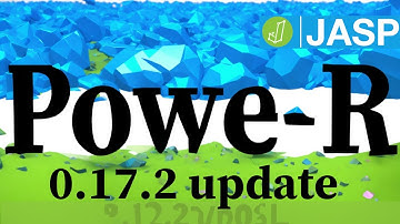 JASP POWER Update und R-Syntax Funktionen seit Version 0.17.2