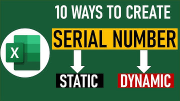 Microsoft Excel | Enter Serial Numbers in Excel | Step by Step Tutorial