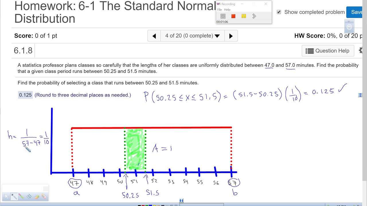Chapter 6-1Problem 4 - YouTube