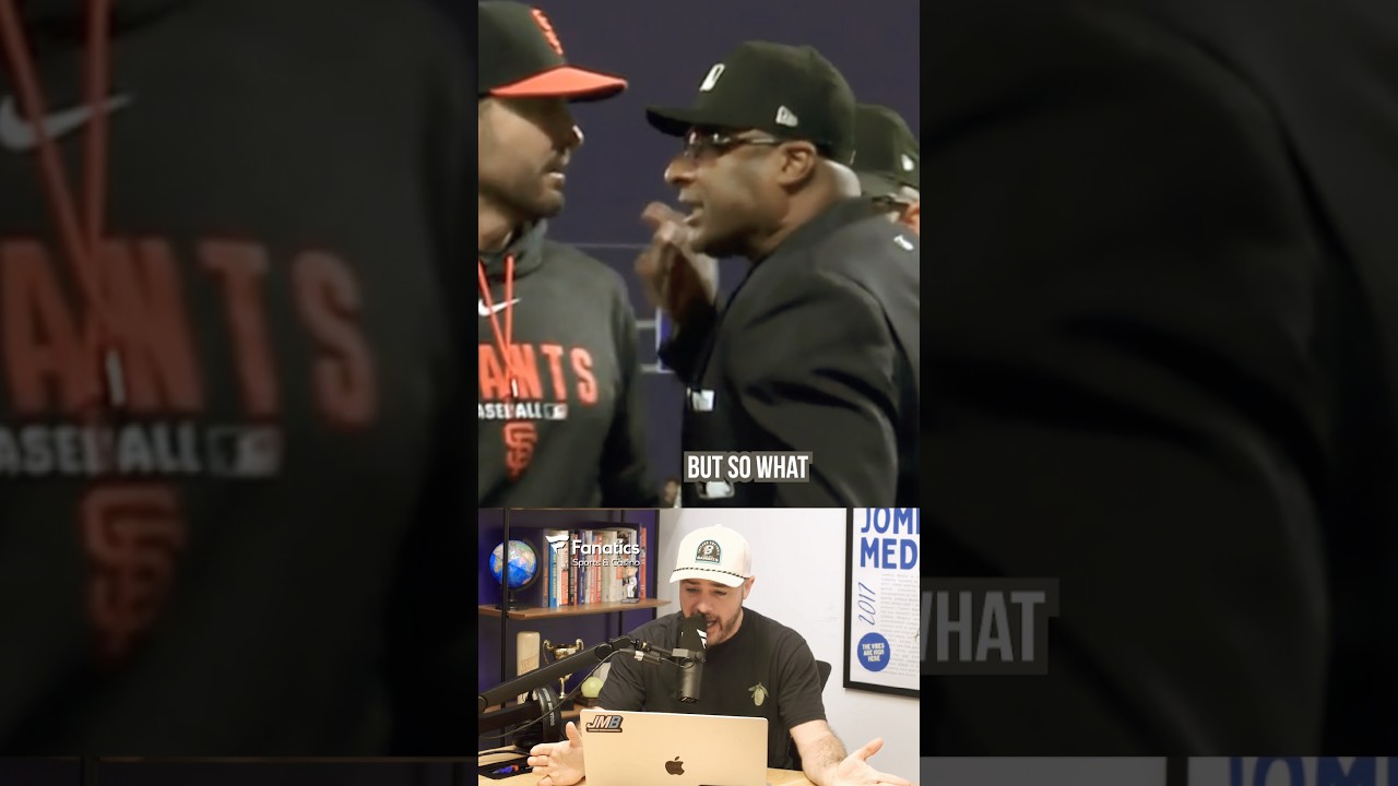 Umpire teaches manager how to argue, a breakdown #baseball #mlb #giants #arizona #sanfrancisco