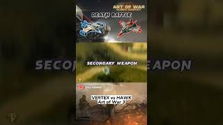 Vertex VS Hawk - Death battle - Art of war 3 #shorts
