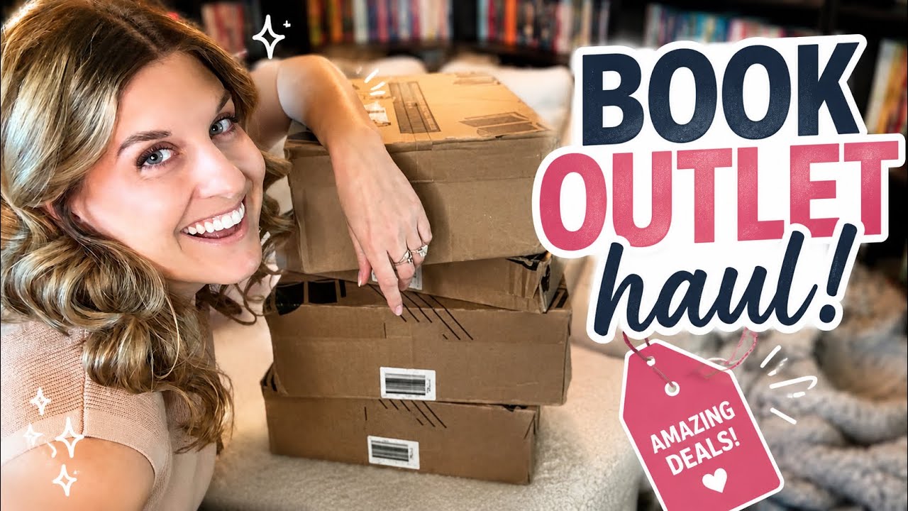 Massive Book Outlet Haul! (40+ Books!) - YouTube