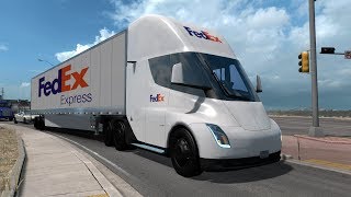 ... juego: american truck simulator plataforma: pc truck: tesla semi
trailer: caja seca pes...