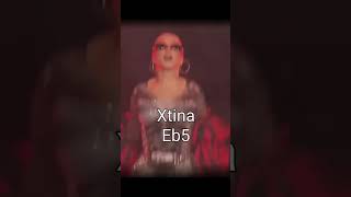 XTINA attempt the back-up vocal E5 in Fighter 2022.10.6