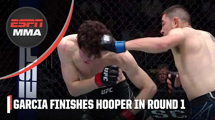 Steve Garcia makes quick work of Chase Hooper #UFC...