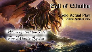 Call of Cthulhu - 2-Minute Review - Alone Against the Tide screenshot 2