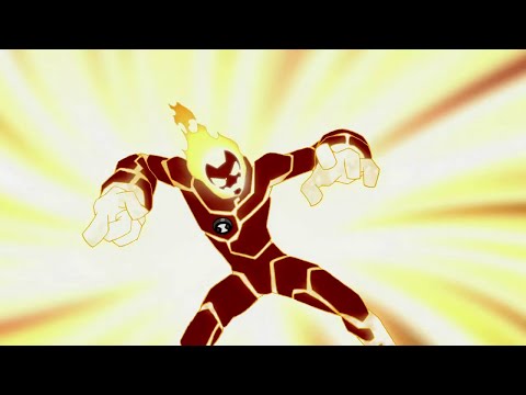 Heatblast All Fight & Powers Scenes #1 Classic Ben 10