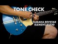 Tone check yamaha revstar element rse20 guitar demo  cream city music