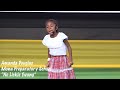 "No Lickle Twang" performed by Amanda Douglas of Mona Preparatory