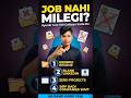 Freshers Ko Job Kyun Nahi Milti?#FreshersJob #ResumeWritingTips #LinkedInForFreshers #ITJobsIndia