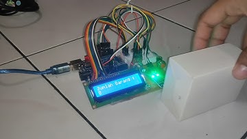 Alat Penghitung Barang Otomatis Berbasis Arduino dan Infrared Infra Merah Sensor dengan Tombol Reset