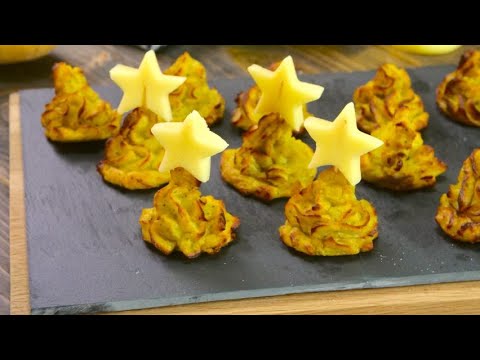 Antipasti Di Natale Coreografici.Alberelli Di Patate L Antipasto Sfizioso Per Natale Youtube