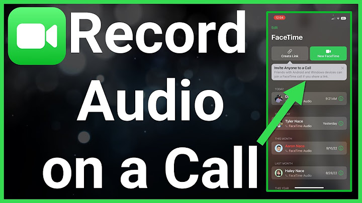 How to record ft calls with audio