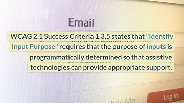 How to implement WCAG 2.1 Success Criteria 1.3.5 Identify Input Purpose in code with examples