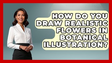 How Do You Draw Realistic Flowers In Botanical Illustration? - Graphic Design Nerd