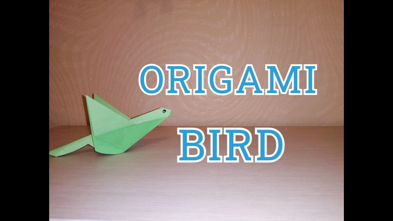 Download EASY ORIGAMI BIRD DIY/ОРИГАМИ ГОЛУБЬ МИРА 2020 ПТИЦА - YouTube