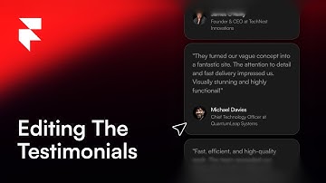 Partna Framer Template Tutorial: How to Edit The Animated Testimonial Ticker